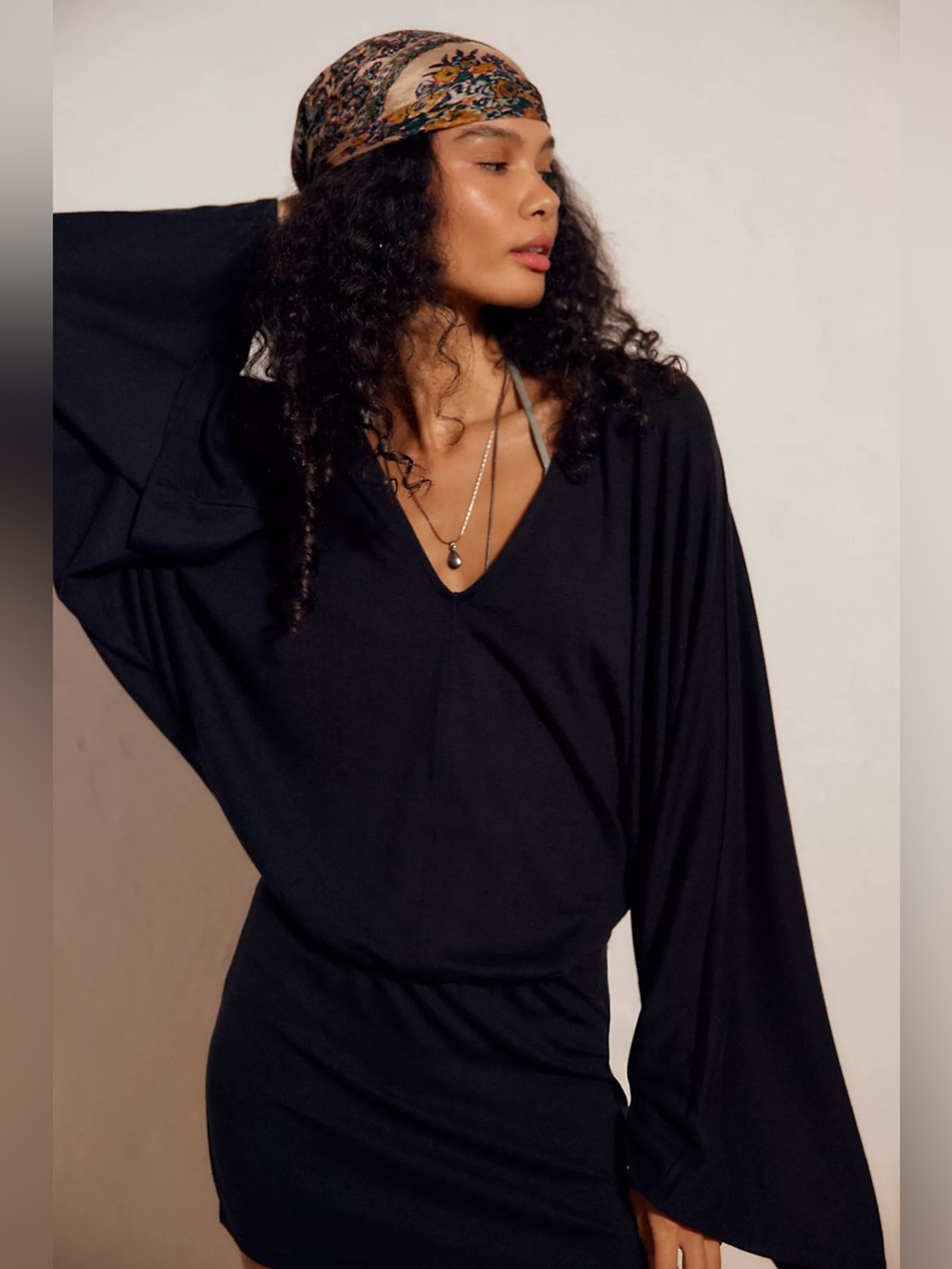 Free People Good Feels V-Neck Mini Dress🌵✨ - Picture 3 of 4